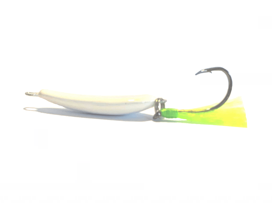White/Chartreuse Pompano Jigger Fleas– Hunting and Fishing Depot