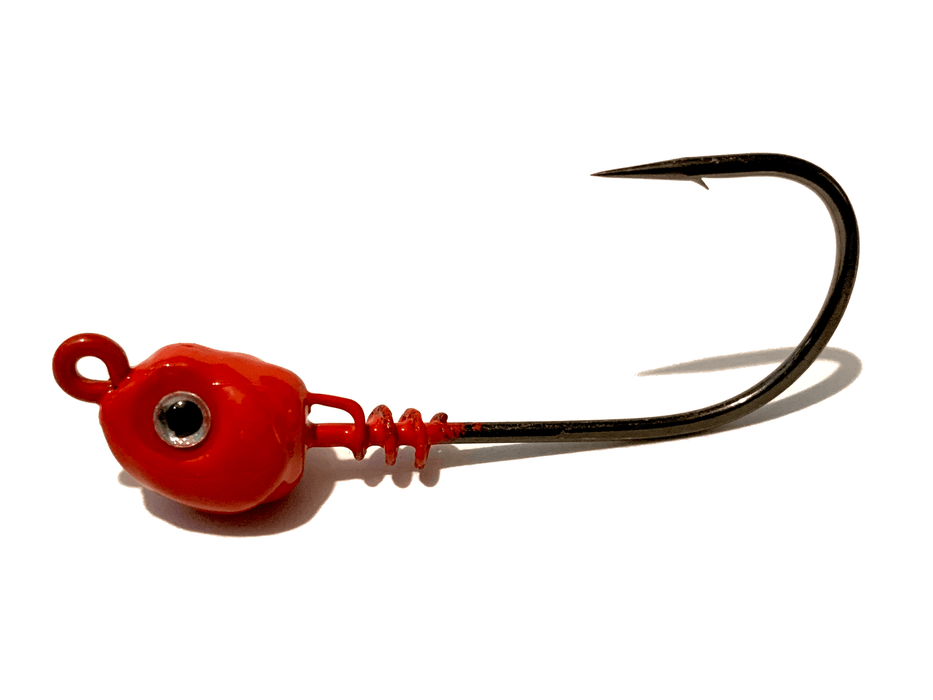 Red Inshore Slammer Saltwater Jig Heads 3pk– Hunting and Fishing Depot